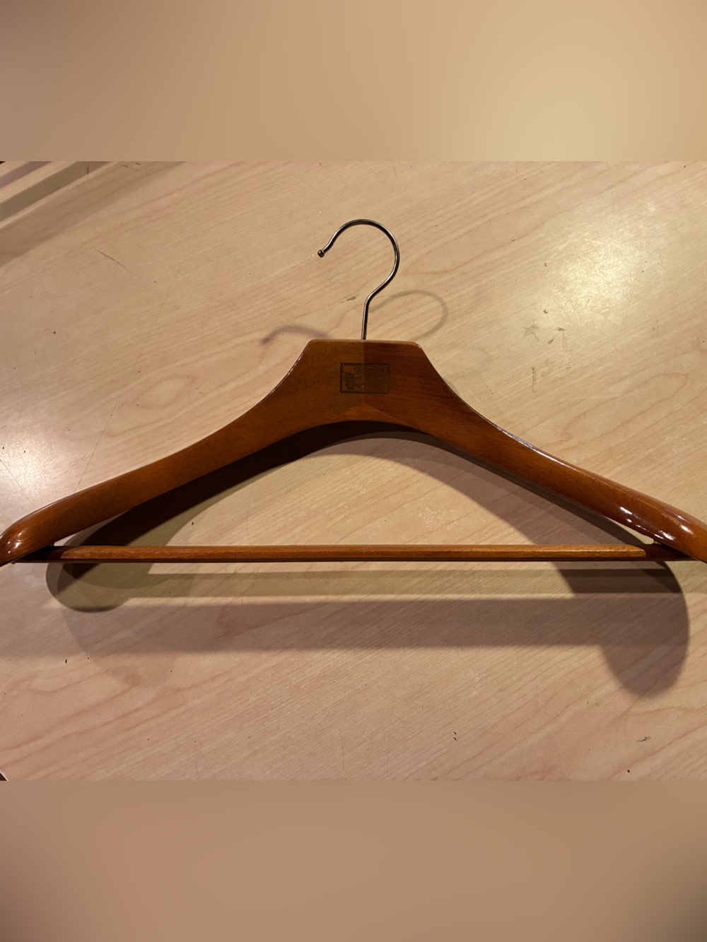 Fitwell 6 vintage wooden clothes hanger made in Germany